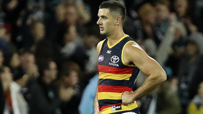 Adelaide skipper Taylor Walker is one of a host of missing Crows. Picture: Sarah Reed