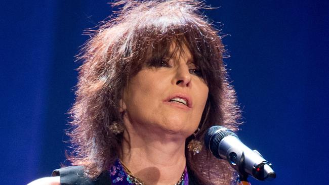 Musician Chrissie Hynde has slammed fans on stage for using their camera phones.  Picture:  Getty