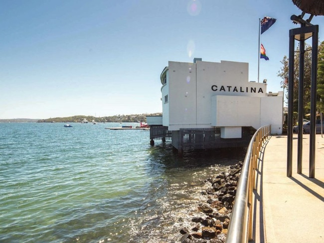 Existing view of the Catalina restaurant.