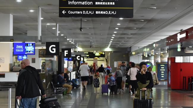 Melbourne Airport is pushing for more flights from China. Picture: AAP Image/James Ross