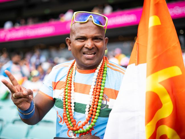 Indian fans flocked to the SCG. Photo: Tom Parrish