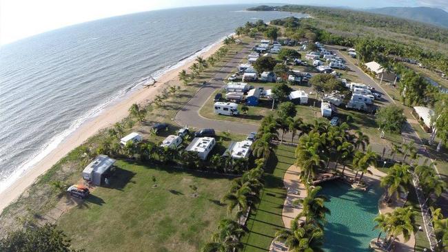 The Rollingstone beach Front Resort Caravan Park.