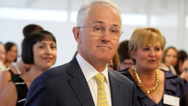 08/03/2016: Prime Minister Malcolm Turnbull speaks at the EY International Women's day event in Adelaide. Kelly Barnes/TheAustralian.