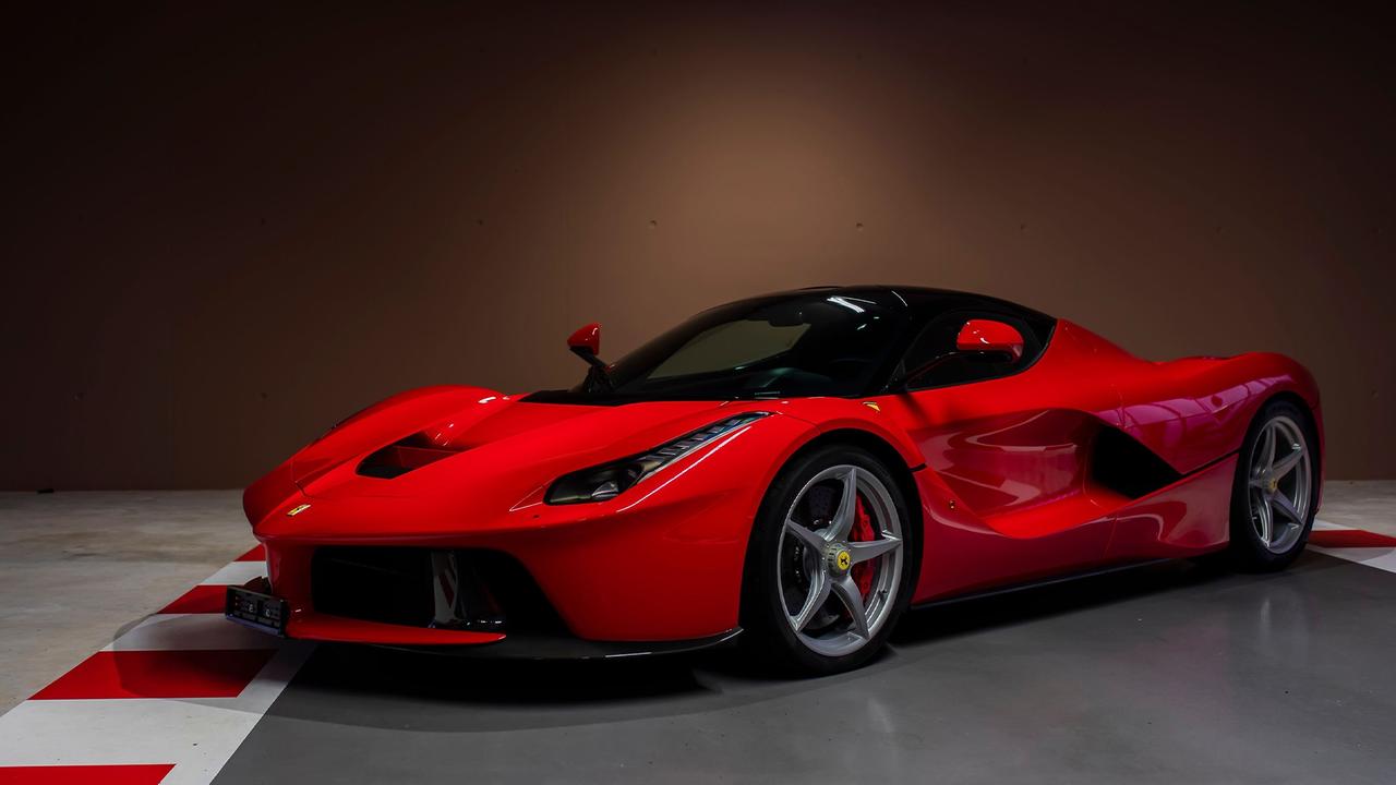 Sebastian Vettel's Ferrari LaFerrari.