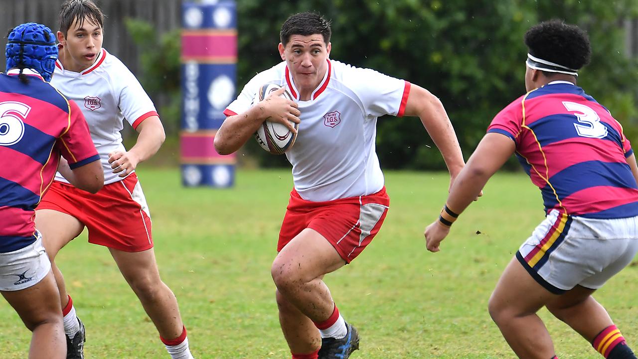 First XV GPS game between Ipswich and BSHS Saturday - IGS’S Stanley Huen. Picture, John Gass