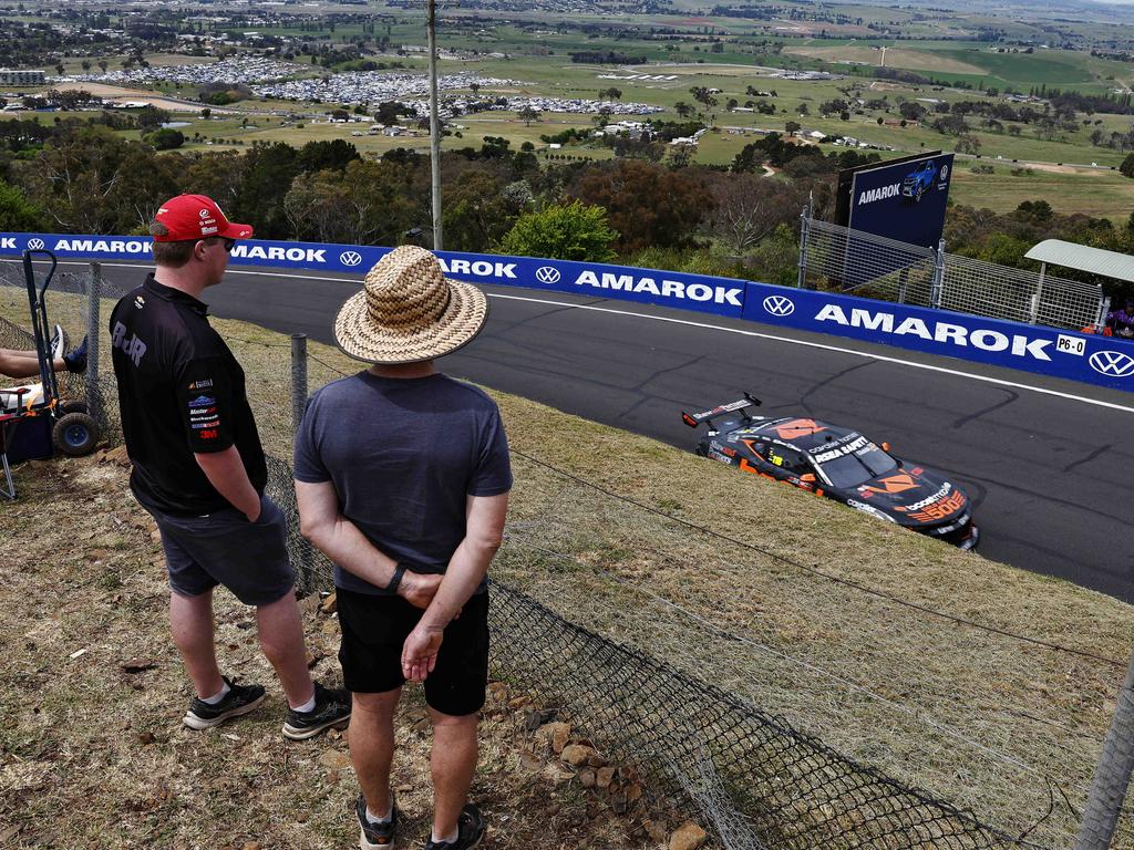 Crowds flock to Mount Panorama to get ready for the 2024 Bathurst 1000 supercar race. Picture: Sam Ruttyn