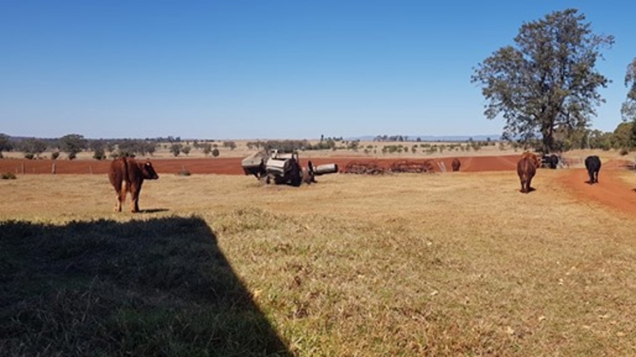 Our very dry, empty paddocks outside Kumbia. (Photo: Louise Eden)