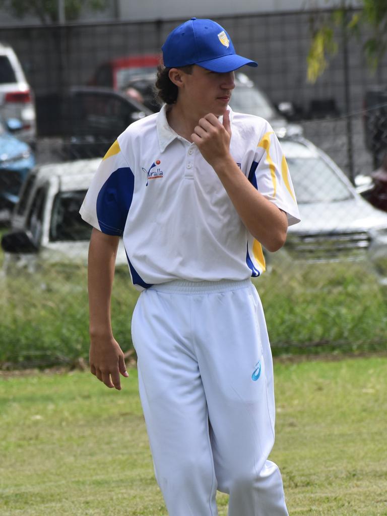 Central Queensland Intercity Cricket, under-16, Rockhampton under-15 versus Gladstone under-16, Rockhampton Cricket Grounds, on February 22, 2025.