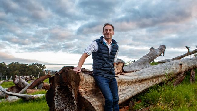 Opposition leader David Speirs at Glenthorne Park, which is one of his proudest achievements while Environment Minister in the previous Marshall government. Picture Matt Turner.