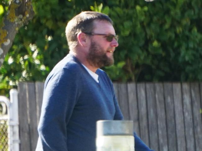 Craig John Frost, charged with numerous child abuse materialoffences, has had his case refered to the District Court to assess hismental capacity to instruct and plea. Picture: Jessica Ball