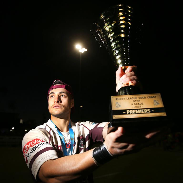 Matt Egan (Burleigh Bears) - Photo SMPIMAGES.COM / Newscorp - 21st September 2019 - Action from the 2019 Queensland Rugby League (QRL) Gold Coast Rugby League A-Grade Grand Final played between Burleigh Bears v Southport Tigers. Burleigh Bears ran out winners.