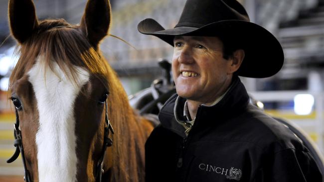 Aaron Wheatley pictured at the Darling Downs cutting. Picture: Dave Noonan