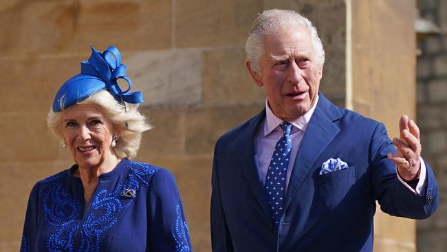 Protesters say they have “a lot” planned for King Charles and the Queen, when they are anointed on at Westminster Abbey on May 6. Picture: AFP