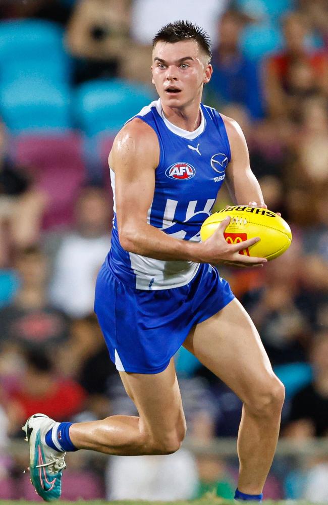 Colby McKercher has shown good signs for the Roos. Picture: Dylan Burns/AFL Photos