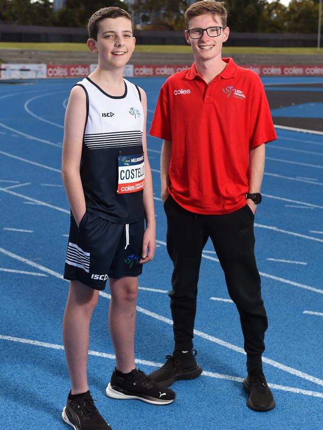 Multi-class athlete Liam Costello wants to be a Paralympian just like Jaryd Clifford, who has welcomed the move to more inclusive competition. Picture: Josie Hayden