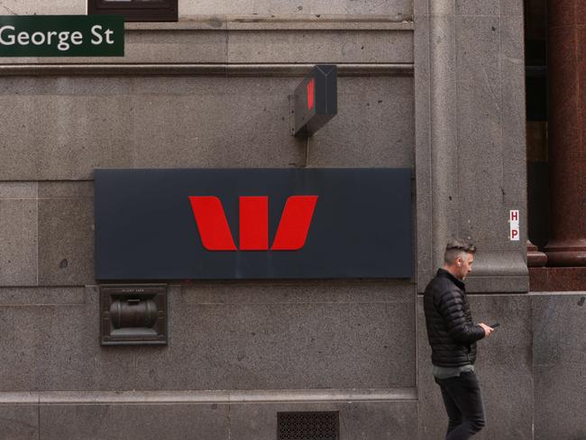 SYDNEY, AUSTRALIA - NewsWire Photos JUNE 24, 2022: Westpac Bank building signage, George Street, Sydney CBD.Picture: NCA NewsWire / Damian Shaw