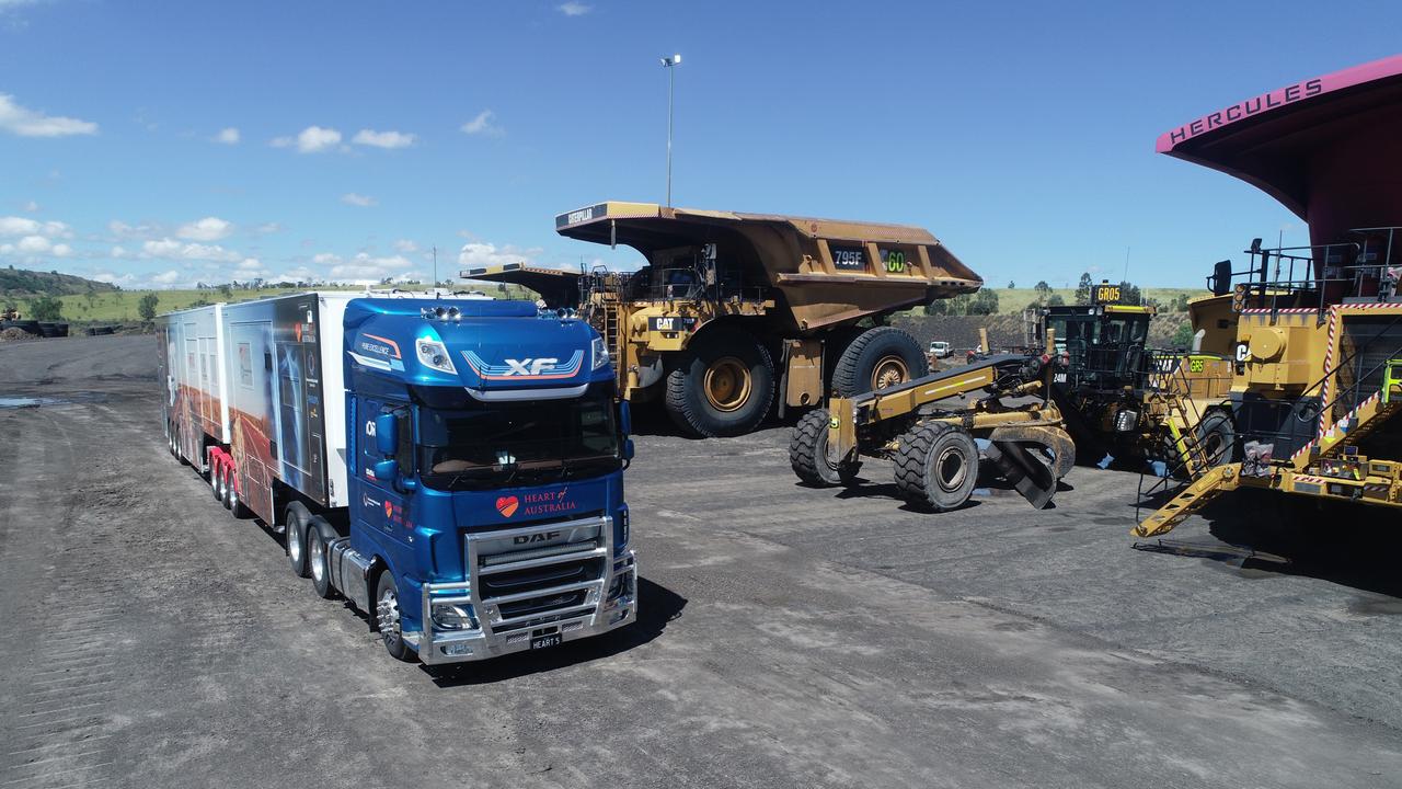 The HEART 5 truck visits Rolleston. Picture: Heart of Australia