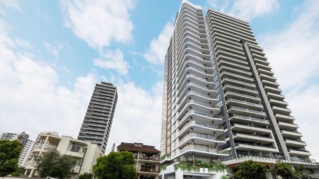 Artist impression of Morris Property Group's new Broadbeach tower, which is planned for a site on Chelsea Ave. Picture: Supplied