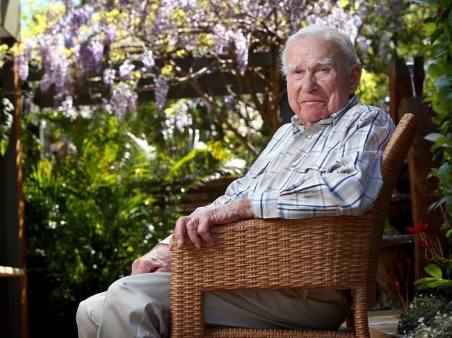 Thanks A Million: Gayus Donoghue, 101 years young, spent 35 years volunteering packing Christmas hampers for St Vincent de Paul. Picture: Toby Zerna