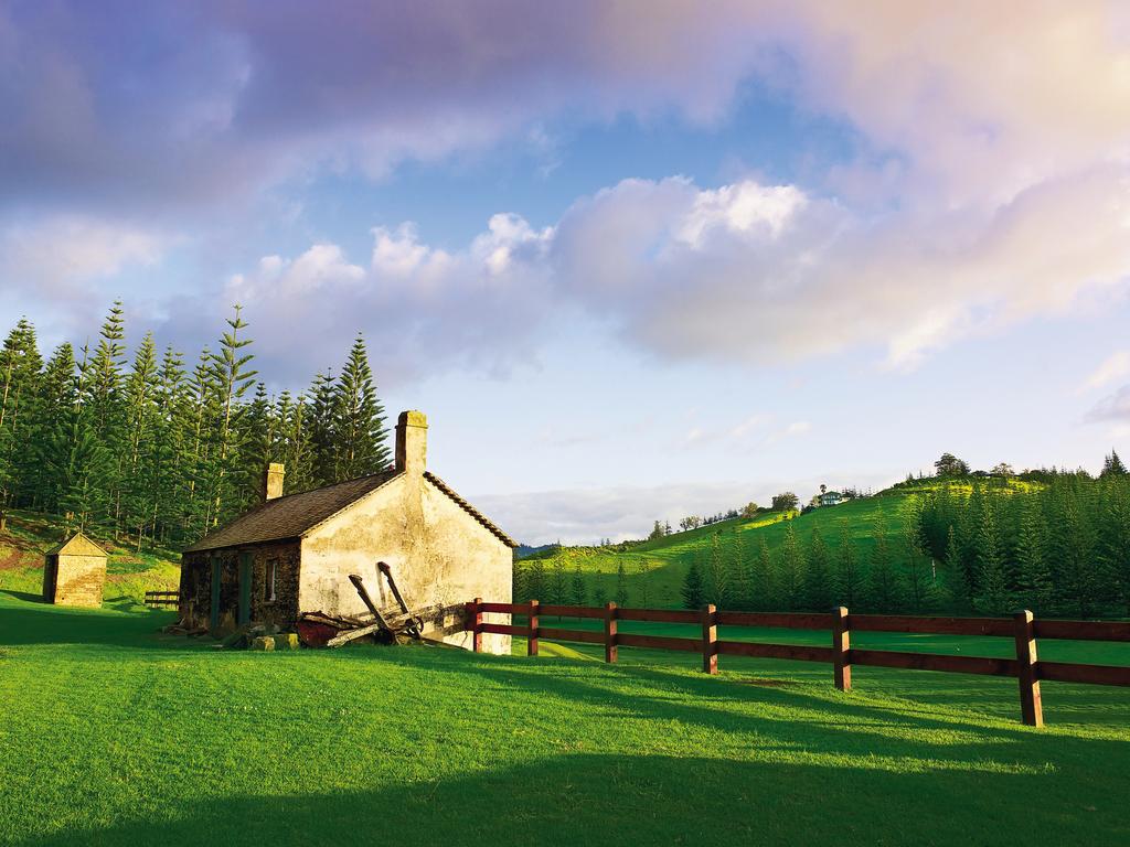 A heritage building on Norfolk Island.