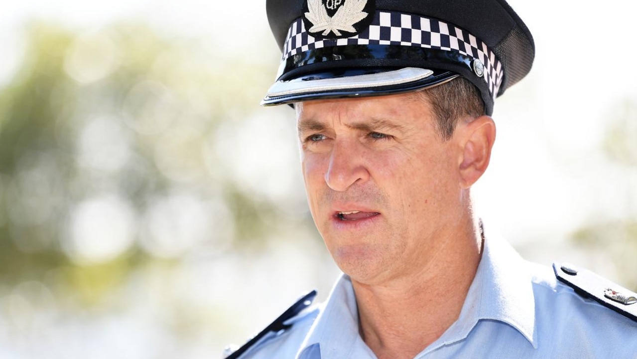 Superintendent and District Officer Craig Hawkins outlined the Sunshine Coast police’s response to the Greater Brisbane lockdown. Picture: Patrick Woods