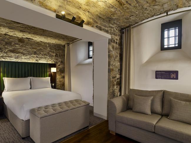 Supplied Editorial Guestroom at Bodmin Jail Hotel in Cornwall.