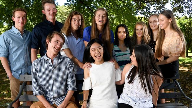 Seated: Isaac Tennant, Donna Peng and Varvara Vassilieva; back, Anthony Rositano, Douglas Gerard, Will Allan, Samantha Brookman, Emily Murdock, Natasha Davey, Ariane Dorotich and Isabella Sandery. Picture: Tricia Watkinson