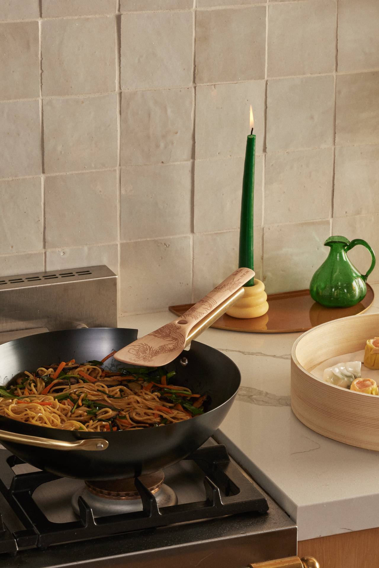 <h3><a href="https://fromourplace.com/en-au" target="_blank" rel="nofollow noopener">Our Place</a></h3><p>The American cookware brand Our Place is known for its nonstick pots and pans, which come in an array of beautiful colours. But for Lunar New Year, they&rsquo;ve produced a one-of-a-kind steel wok set, as well as a glass lid, handwoven steamer, spatula and chopsticks specialised for cooking.&nbsp;</p><p>Click here to shop the <a href="https://fromourplace.com/en-au/products/hot-wok?variant=43814839288002" target="_blank" rel="nofollow noopener">Our Place hot wok</a>.&nbsp;</p>