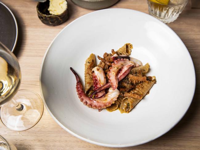 The garganelli at Faye, a food-focused wine bar in Brunswick East. Picture: Nicole Cleary.