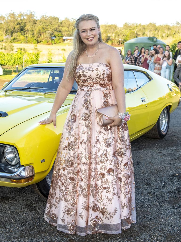 Gemma Tancred. Mary MacKillop Catholic College formal at Rosalie House. Thursday, November 18, 2021. Picture: Nev Madsen.