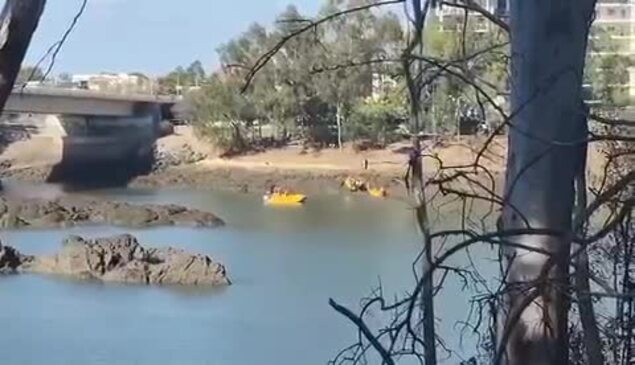 Search and rescue mission on Fitzroy River