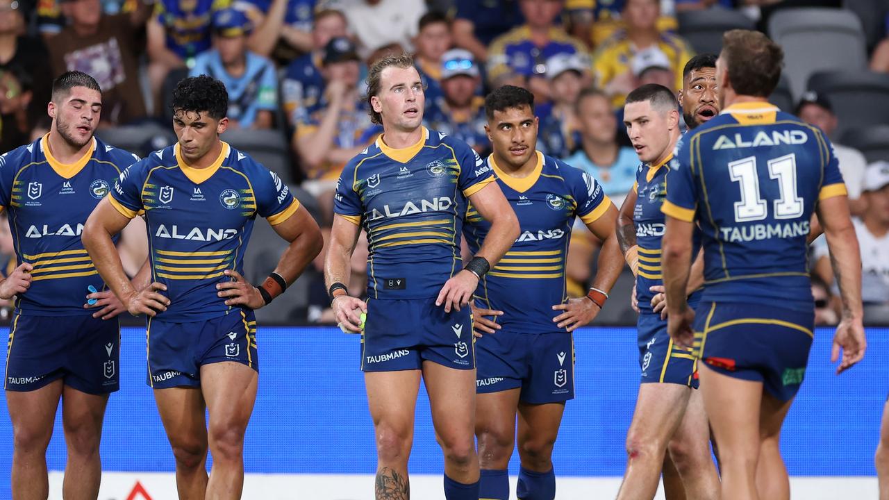 Parramatta could be in for an 0-5 start to the season, with some difficult matches still on the horizon. Picture: Getty Images.