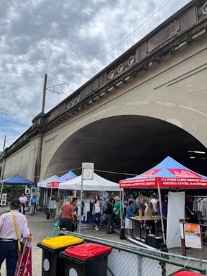 The markets bring large crowds to the lower north shore suburb.