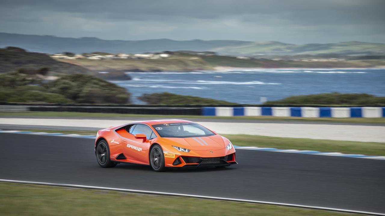 Lamborghini’s Huracan is usually in its element on smooth racetracks.