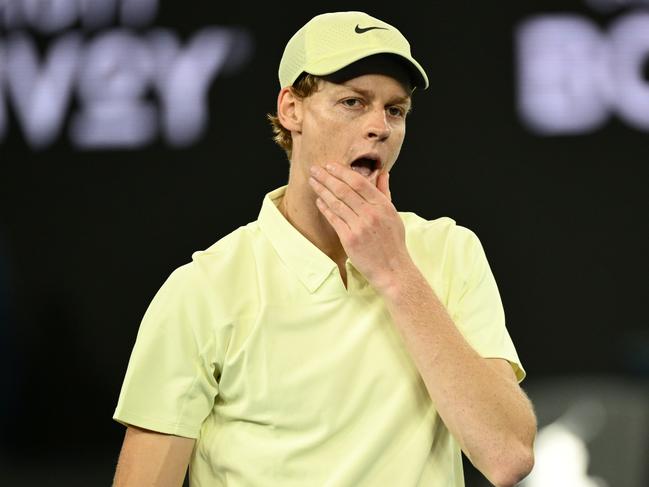 Jannik Sinner’s three-month ban will have him return in time for the French Open. Picture: Getty