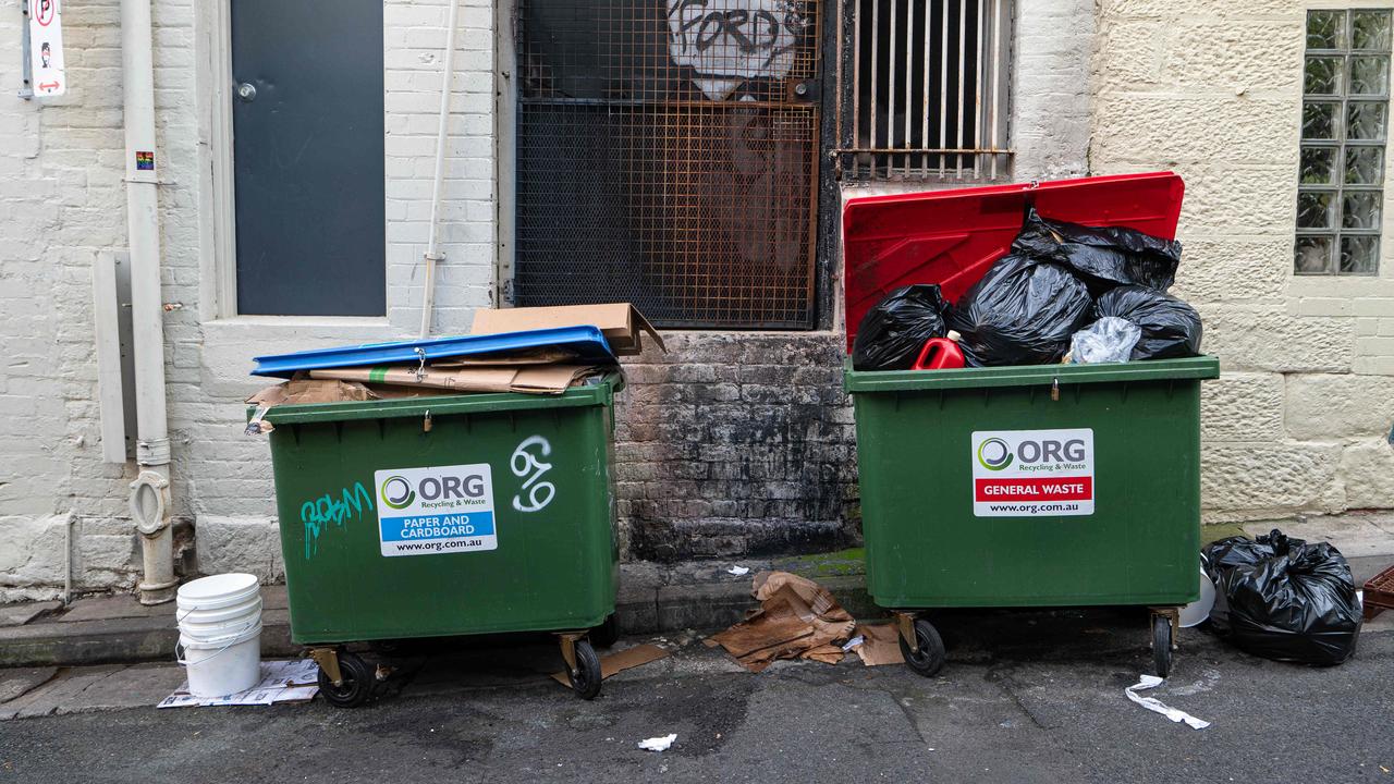 Aussies are dumpster diving as the cost-of-living crisis worsens, according to the Salvation Army report. Picture: NCA NewsWire / Flavio Brancaleone