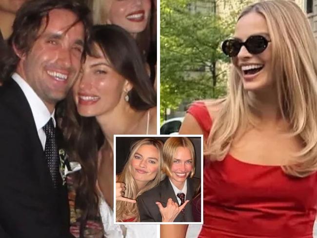 Phoebe Tonkin hosted a star-studded wedding celebration in New York at the weekend, which was attended by fellow Aussies Margot Robbie and Lara Worthington.
