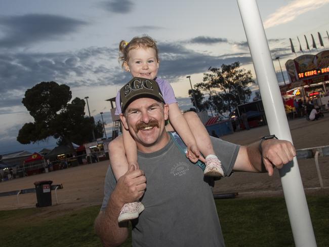 Stuart Garrick, Farrah Garrick at the Mildura Show 2024. Picture: Noel Fisher