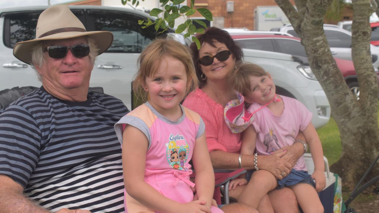 Bradley and Diane Roderick with granddaughters Tess and Stella Ricciardi.