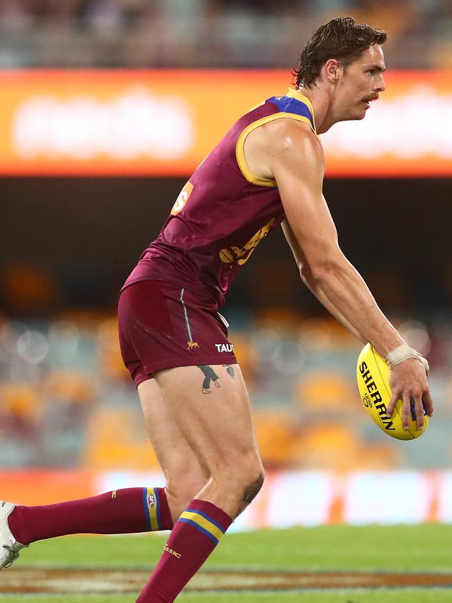 Joe Daniher hasn’t been setting the world alight in front of goal with the Lions