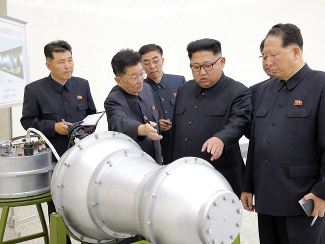 North Korea last year claimed it had succeeded in its nuclear ambitions and had created weapons capable of reaching the US. Picture: KCNA/KNS/AP