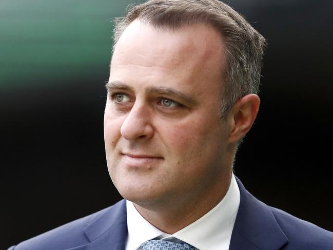 MELBOURNE, AUSTRALIA - MARCH 30: Member of the Australian House of Representatives Tim Wilson attends the state memorial service for former Australian cricketer Shane Warne at the Melbourne Cricket Ground on March 30, 2022 in Melbourne, Australia. Warne died suddenly aged 52 on Friday 4 March while on holiday in Thailand. (Photo by Darrian Traynor/Getty Images)