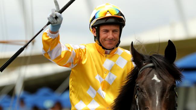 Brett Prebble rode a double at Rosehill on Saturday and has some good rides at Newcastle on Tuesday. Picture: Getty Images