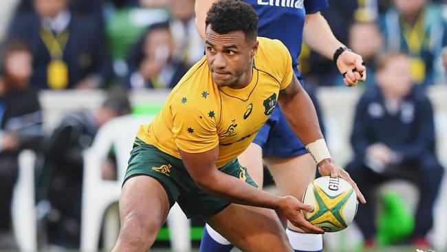 Will Genia in action for the Wallabies.