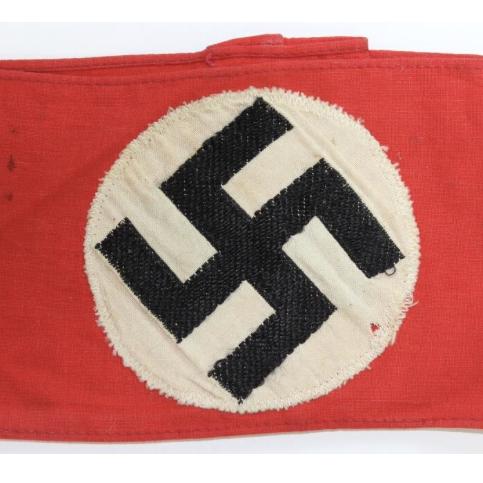 A Nazi armband on sale at the auction house