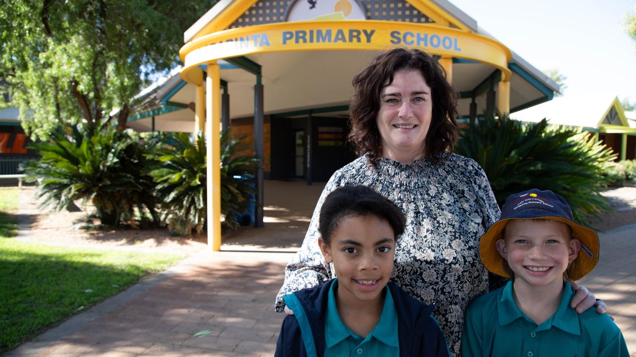 Larapinta Primary School principal Brenda Jolley said community initiatives hosted through the school’s Child and Family Centre keeps educators close to families and the community. Picture: Department of Education