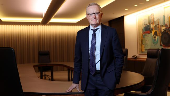 Reserve Bank of Australia governor Philip Lowe. Picture: Richard Dobson