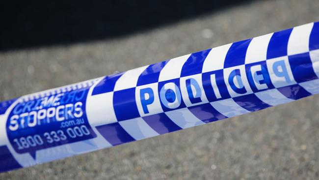 SYDNEY, AUSTRALIA - Newswire Photos - MAY 23 2023: A  general stock view of Police tape on a crime scene in Sydney.  Picture : NCA Newswire / Gaye Gerard