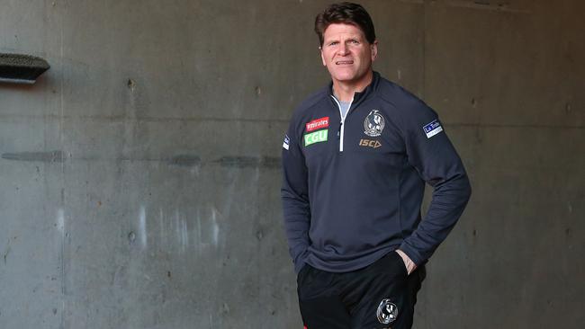 Robert Harvey is the midfield coach at Collingwood. Picture: Getty Images