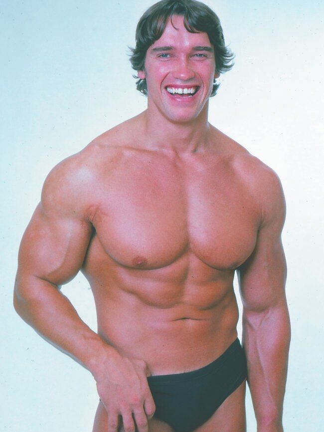 Arnold Schwarzenegger in 1976.